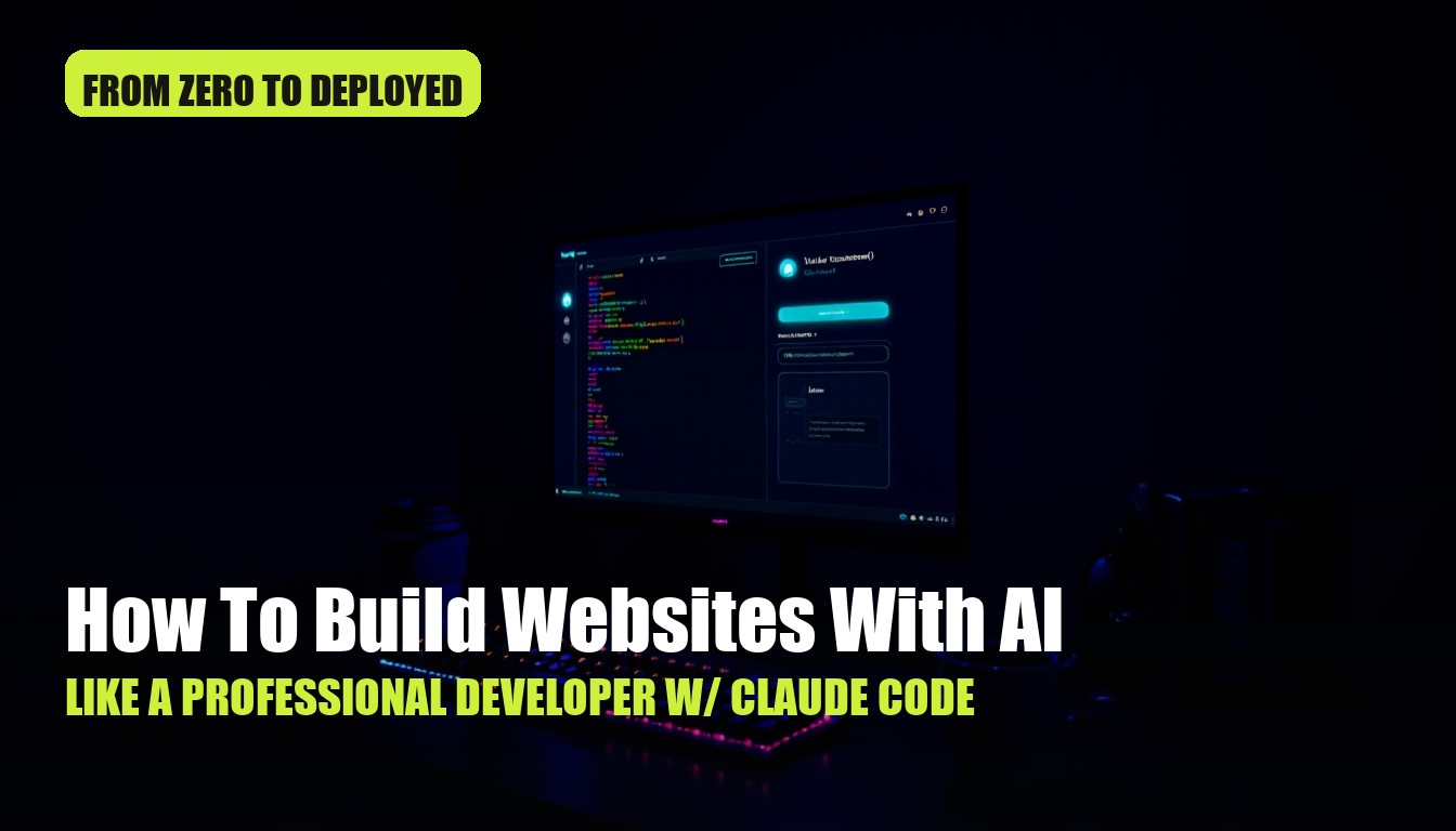 How To Build Websites With AI Like A Professional Developer W/ Claude Code